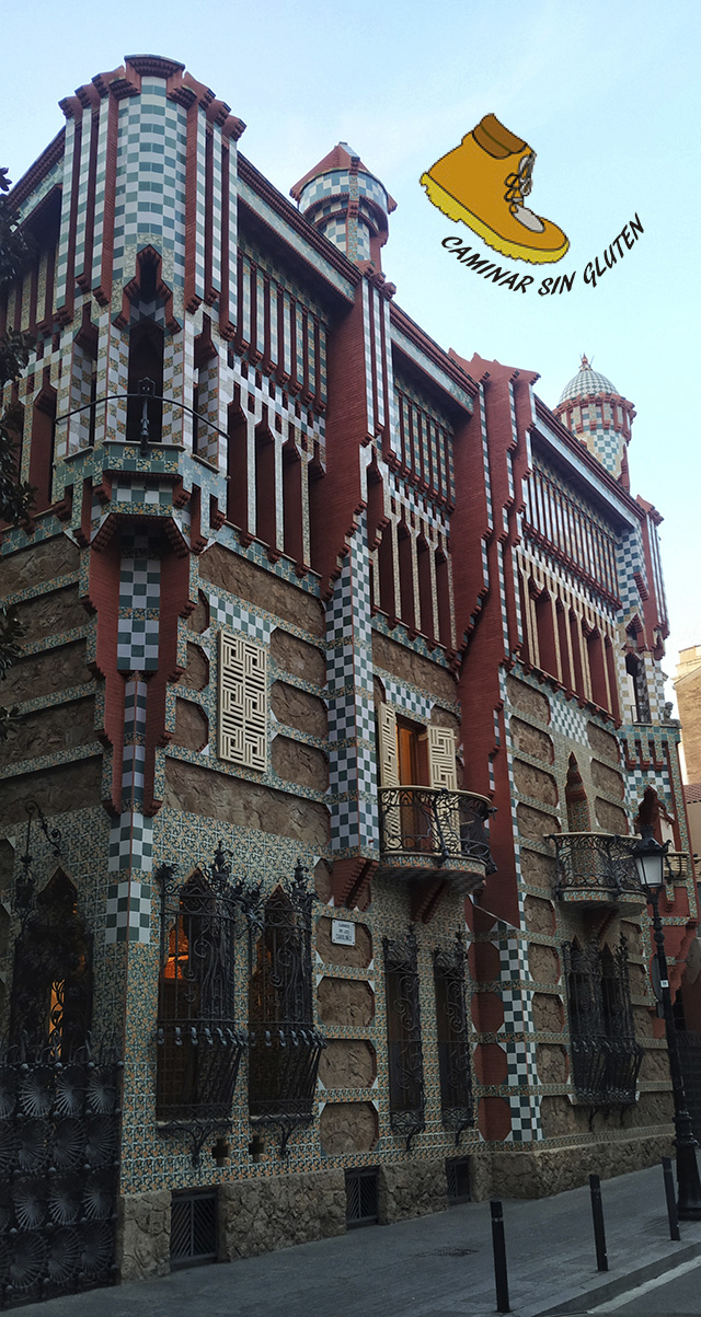 Fachada Casa Vicens de Gaudí en Barcelona