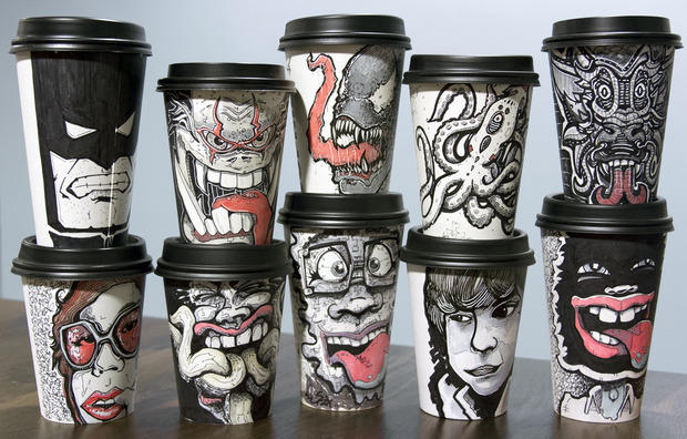 paper cup art