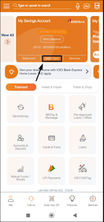 imobile app debit card