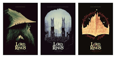 The Lord of the Rings Screen Print Series by Phantom City Creative x Bottleneck Gallery