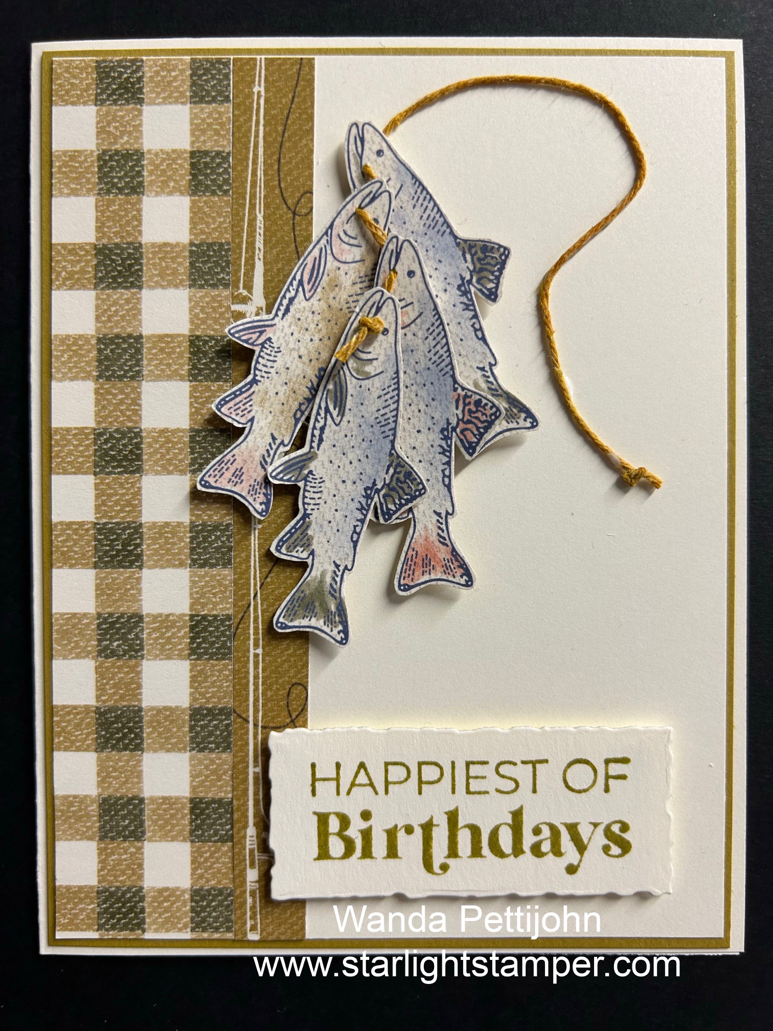 My Creative Corner!: Let's Go Fishing, Masculine Birthday Card