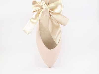 Sala Chaussures 'Ekaterina' Gala Ballet Flats in blush