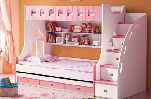 Gợi ý chọn lựa giường tầng đa năng cho bé gái năng động