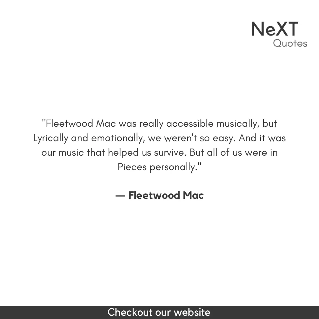 Fleetwood Mac Quotes