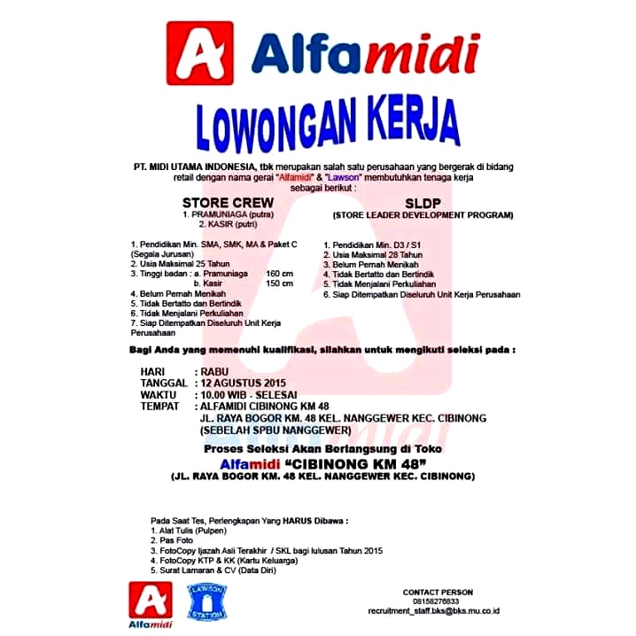 Contoh Iklan Lowongan Kerja English - Contoh QQ