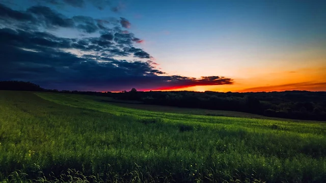 Plano de Fundo Paisagem Pôr do Sol