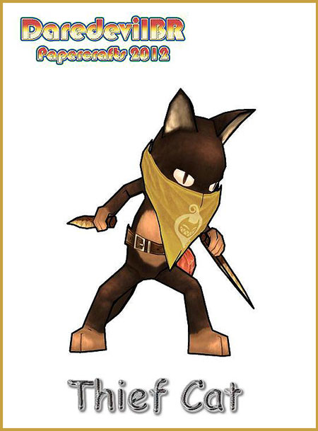 Thief Cat Papercraft