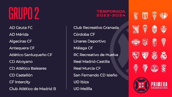 Málaga, ya se conoce los rivales para Primera RFEF: jugará en el grupo 2