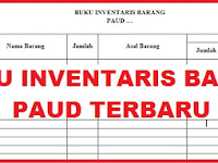 FORMAT BUKU INVENTARIS BARANG PAUD TERBARU