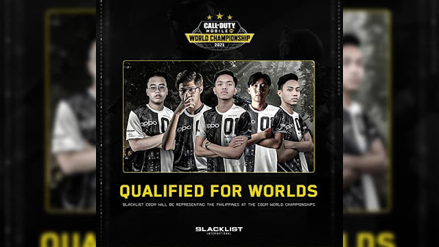 Blacklist to represent PH in CODM Worlds East Finals 2021