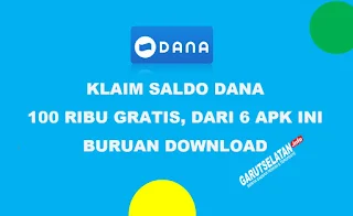 Saldo Dana 100 Ribu Gratis, Klaim 6 APK Penghasil Uang Terbaru