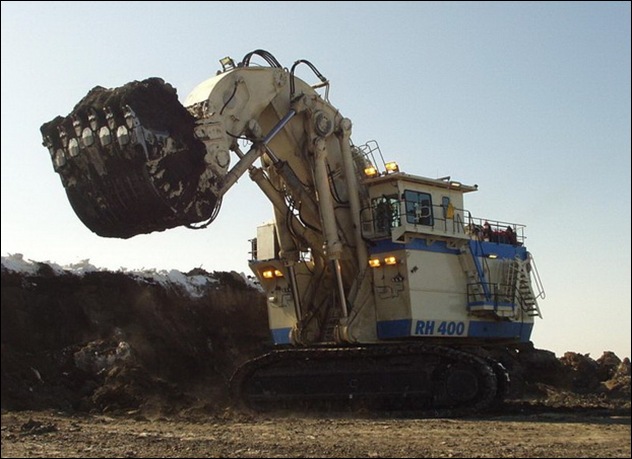 TEREX RH400 worlds largest hydraulic shovel 03 TEREX RH400 worlds largest hydraulic shovel 03