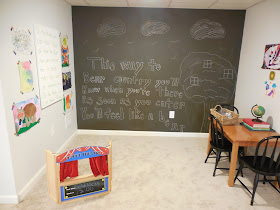 Simple Dwellings: Our Basement Kid's Nook Reveal!