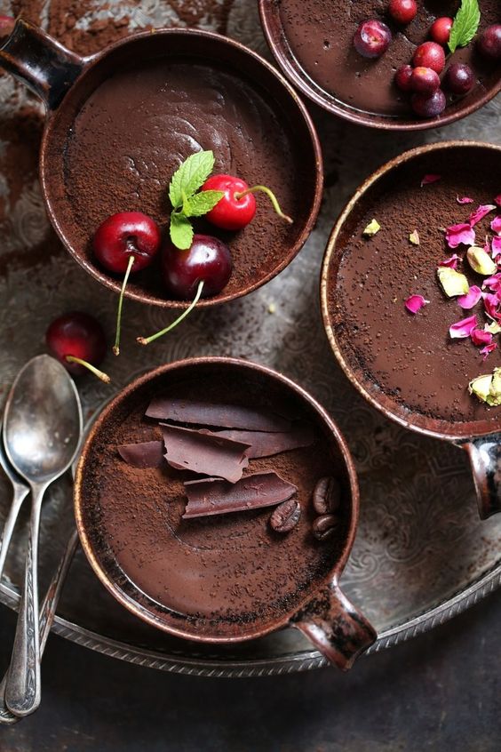 Eggless Chocolate Pudding ... Simple, No bake, Comfort food, Gluten free - Passionate About Baking