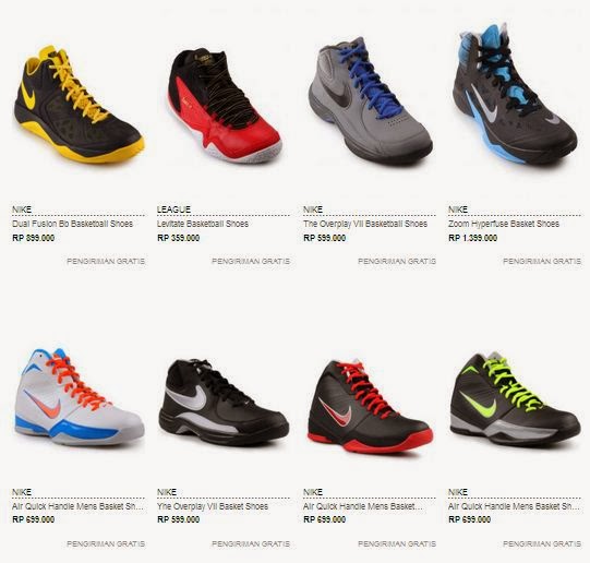 Jual Sepatu  Basket  Murah  dan  Original Toko Sepatu  