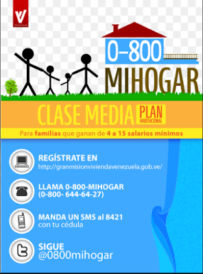 telefonos y direcciones gran mision vivienda y 0800MIHOGAR