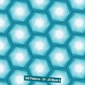 365 Patterns: Twisted Hexagons