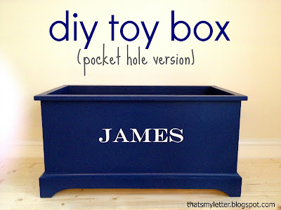 build a wooden toy box