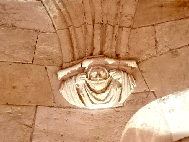 Carving in the Heurault Tower, Chateau Royal d'Amboise, Indre et Loire, France. Photo by Loire Valley Time Travel.