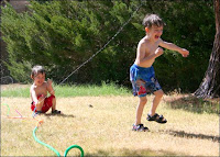 Liam gets Galen with the Sprinkler