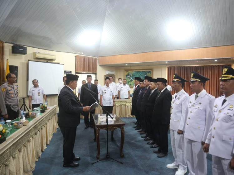 Wakil Bupati Lampung Timur Melantik Pejabat Pimpinan Tinggi Pratama dan Pejabat Administrator