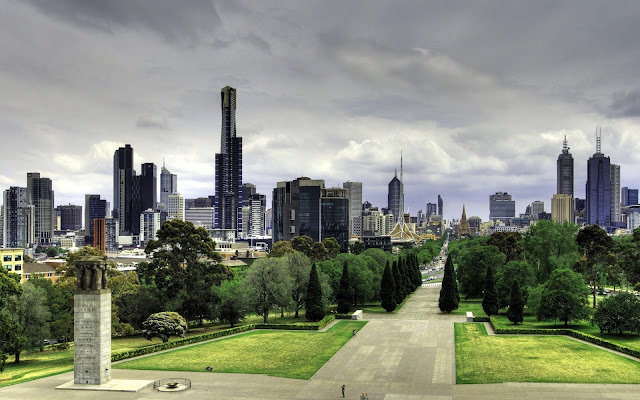 Melbourne Hermosa Ciudad Australiana Paisajes de Ciudades