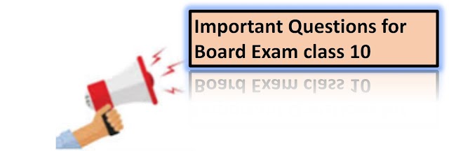 Board exam important questions in History class 10