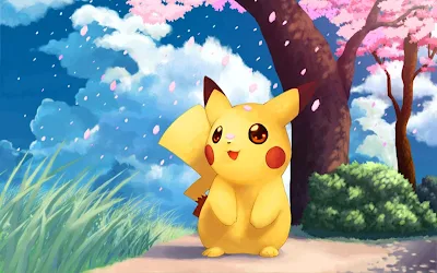 Papel de Parede Grátis hd de Pokemon : Pikachu.