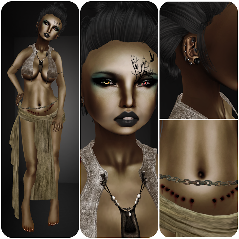 hair /Wasabi Pills/ Skye Mesh Hair - Ash for Zombie Popcorn Brand tysm  title=