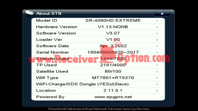 STARSAT MINI EXTREME SERIES HD RECEIVER NEW SOFTWARE V3.07 02 أبريل 2022
