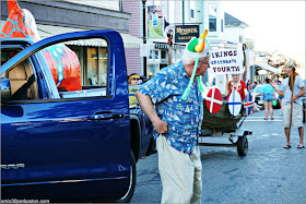 Vikingos en el Desfile del 4 de Julio en Rockport