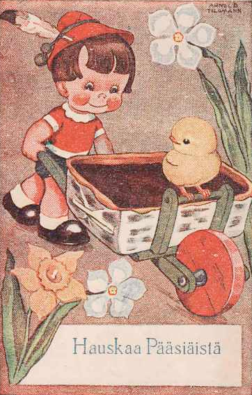 I have dotted throughout this blog some vintage M mmi postcards