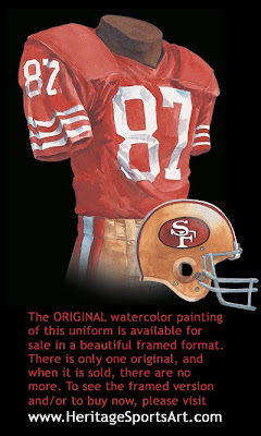 San Francisco 49ers 1988 uniform