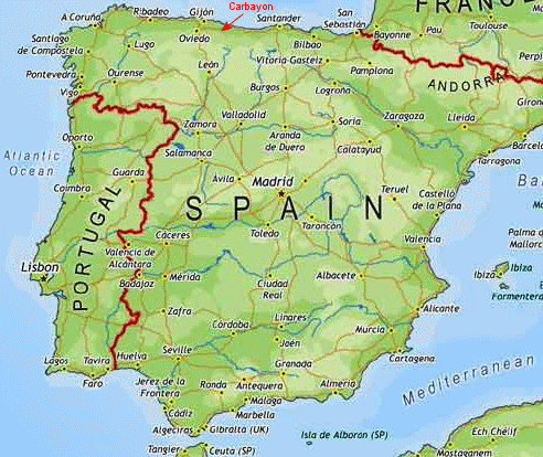 map of northern spain