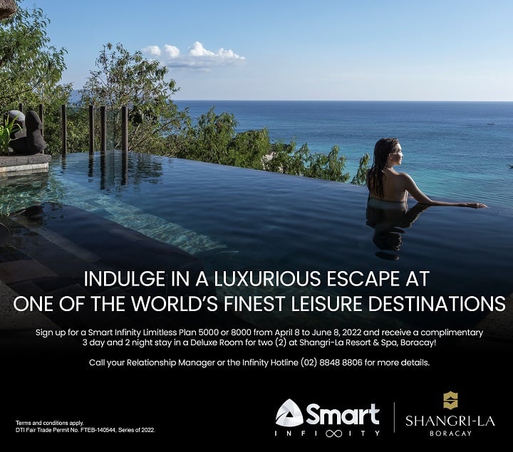 Smart Infinity rewards members with a luxurious escape at Shangri-La Boracay