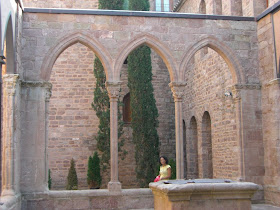 Cloister inside the Castle of Cardona
