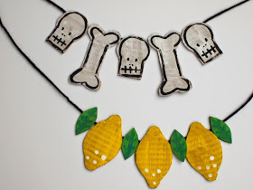 DIY Cardboard bead necklaces or bunting!