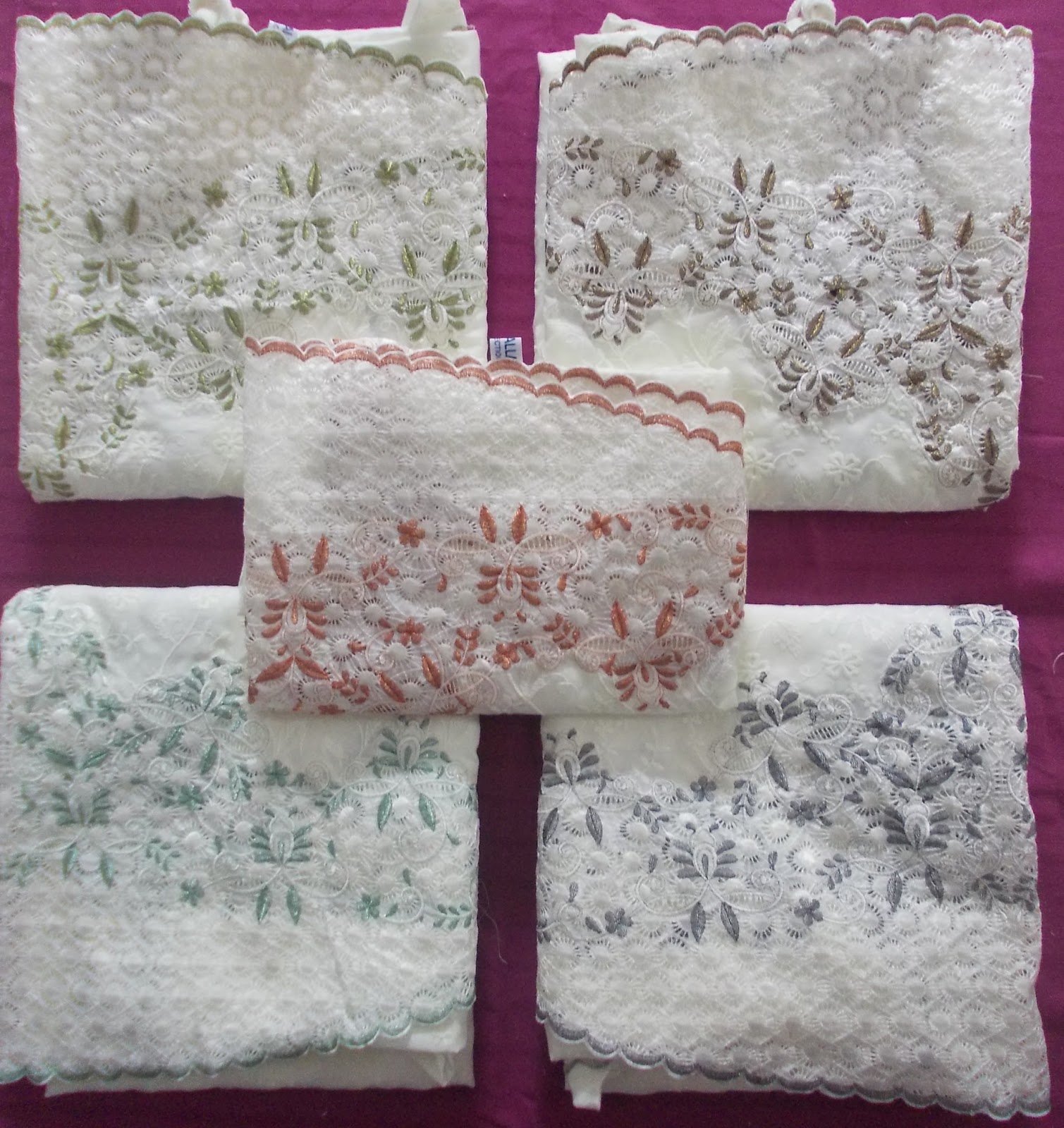 BUTIK MUKENA: Mukena Paris Motif Daun K (M-PMDK)