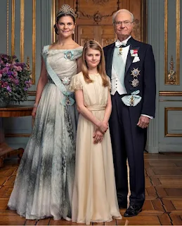 Crown Princess Victoria of Sweden and family