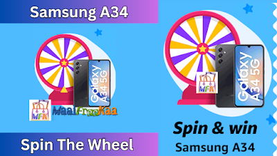 Amazon Spin And Win Samsung A34