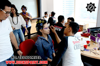 face painting jakarta telkomsel