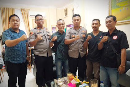 Kunjungan FPII Korwil Lamsel Di Polres Lampung Selatan Disambut Baik 