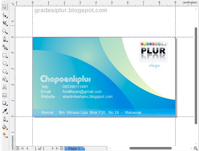 Cara Membuat Desain Kartu Nama Dengan CorelDraw X4