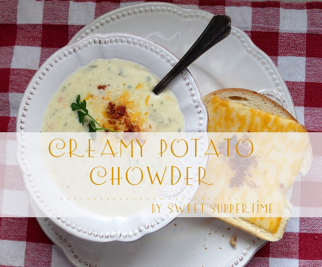 creamy potato chowder, potato soup