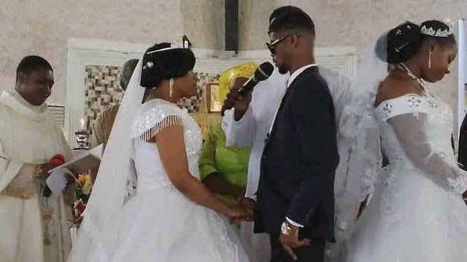 Visually Impaired lovers weds in Anambra state (Photos)