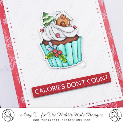 Sweet Christmas Stamp and Die Set illustrated by Agota Pop, You've Been Framed - Layering Dies, Retro Christmas Paper Pack by The Rabbit Hole Designs #therabbitholedesignsllc #therabbitholedesigns #trhd