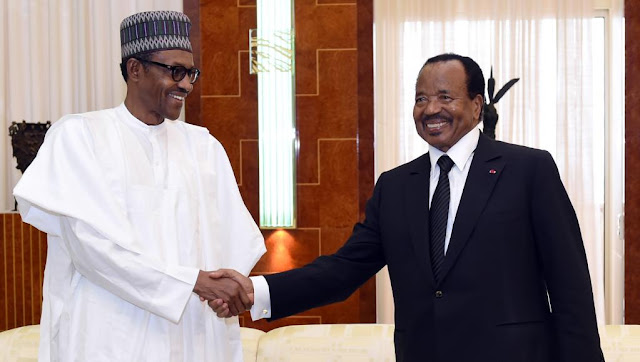 president Paul Biya and Buhari of Nigeria