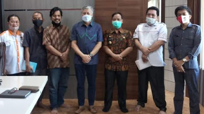 KPU Pinrang Sambangi Kantor Bupati Pinrang, Ini Agendanya,?