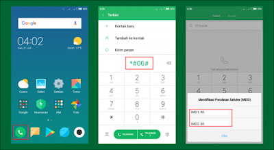 Cara cek imei xiaomi untuk melacak smartphone yang hilang