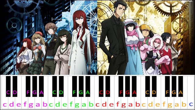 Fatima (STEINS GATE 0 Op) Piano / Keyboard Easy Letter Notes for Beginners